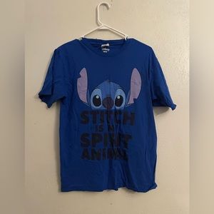 Blue stitch shirt